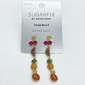 SUGARFIX by BaubleBar Fruit Bowl Earrings NWT